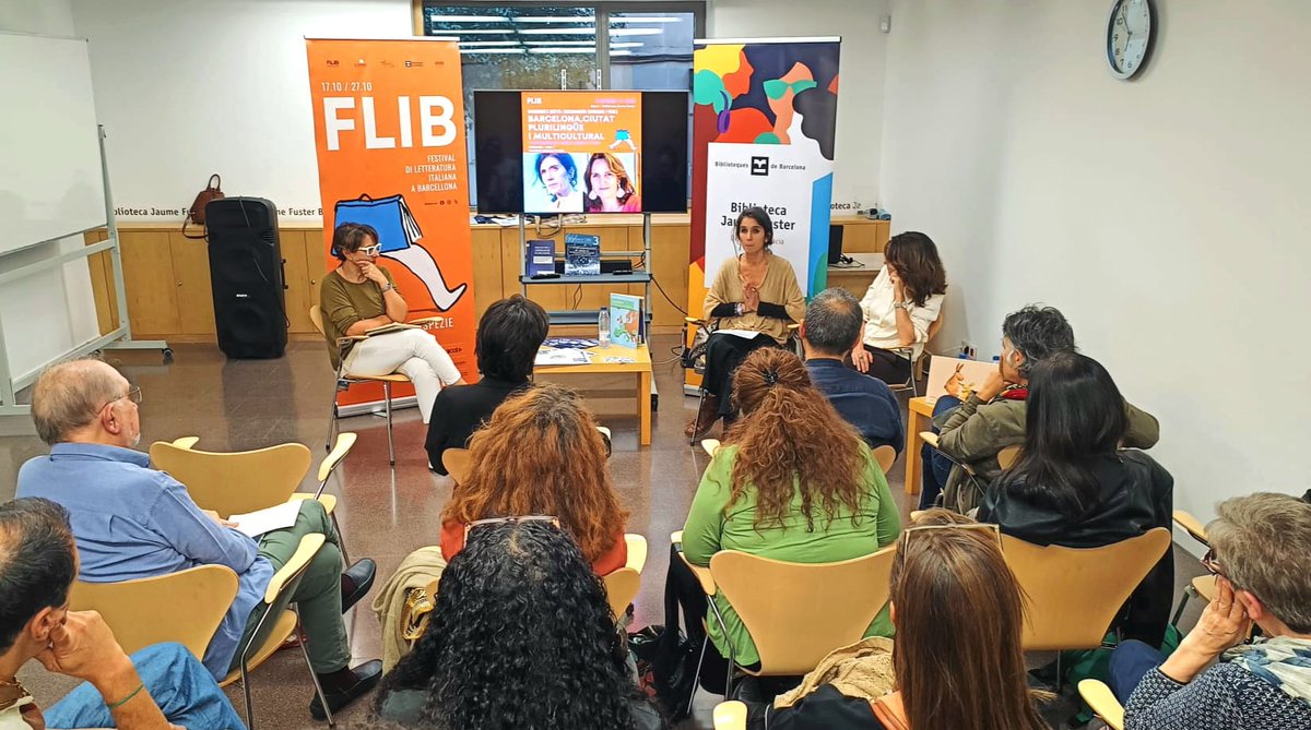 FLIB Festival di letteratura italiana a Barcellona (@flibfestival) on Twitter photo #FLIB2024 - GIORNO 5
Le #lingue sono patrimonio assoluto da preservare.
Preziosissimo l'incontro-lezione delle professoresse Encarnación Carrasco Perea (<a href="/UPFBarcelona/">UPF Barcelona</a>) e Margherita Ghetti (<a href="/Unibo/">Università di Bologna</a>), moderate da @CarmeGalve, direttrice della #bibjaumefuster.
#Barcelona #FLIB2024 - GIORNO 5
Le #lingue sono patrimonio assoluto da preservare.
Preziosissimo l'incontro-lezione delle professoresse Encarnación Carrasco Perea (<a href="/UPFBarcelona/">UPF Barcelona</a>) e Margherita Ghetti (<a href="/Unibo/">Università di Bologna</a>), moderate da @CarmeGalve, direttrice della #bibjaumefuster.
#Barcelona