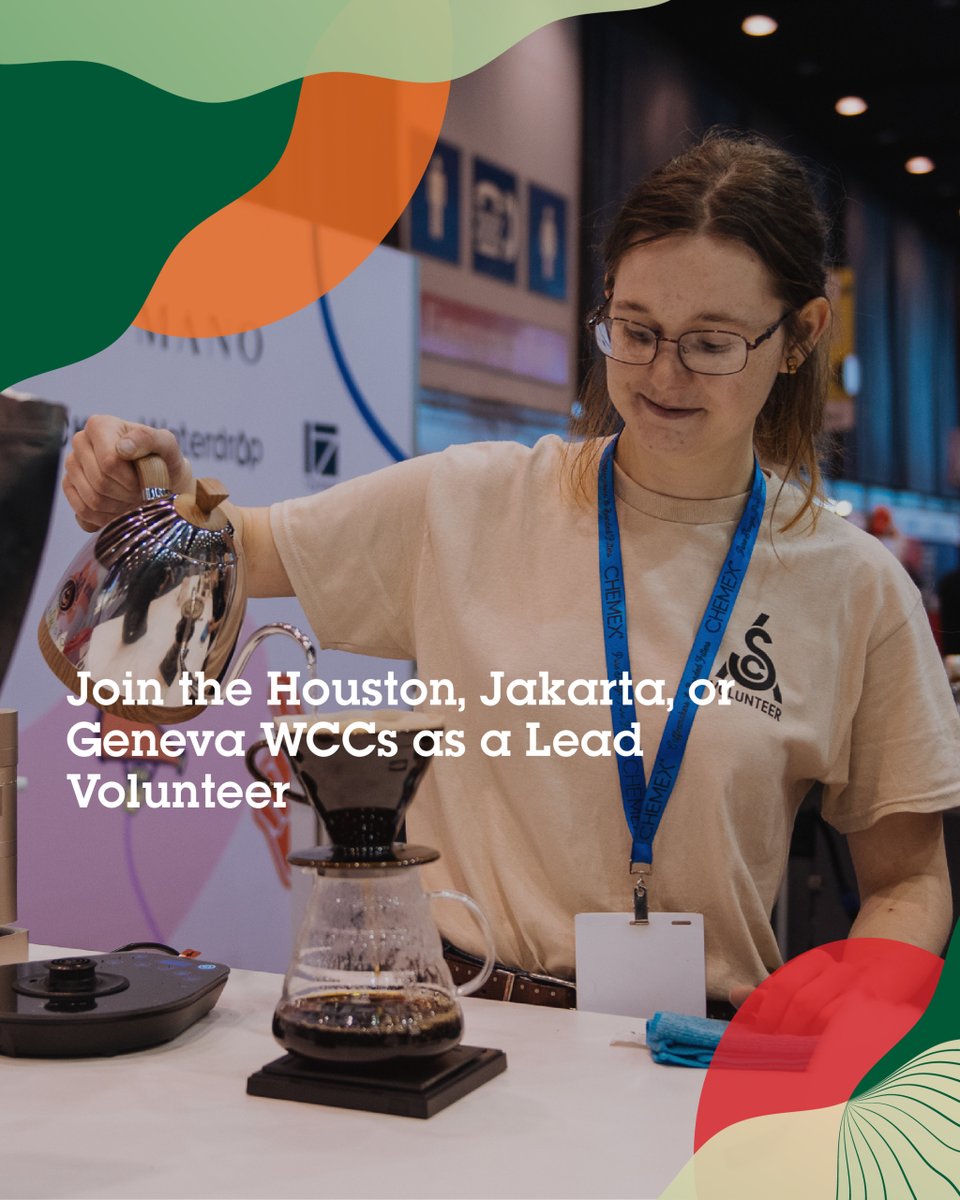Join the team putting on the 2025 World Coffee Championships in Houston, Jakarta, or Geneva as a lead volunteer! The SCA is looking for people who would like to contribute more time and skills by holding lead roles for the event. 

Apply by Nov 8 at: bit.ly/3NAYiUb