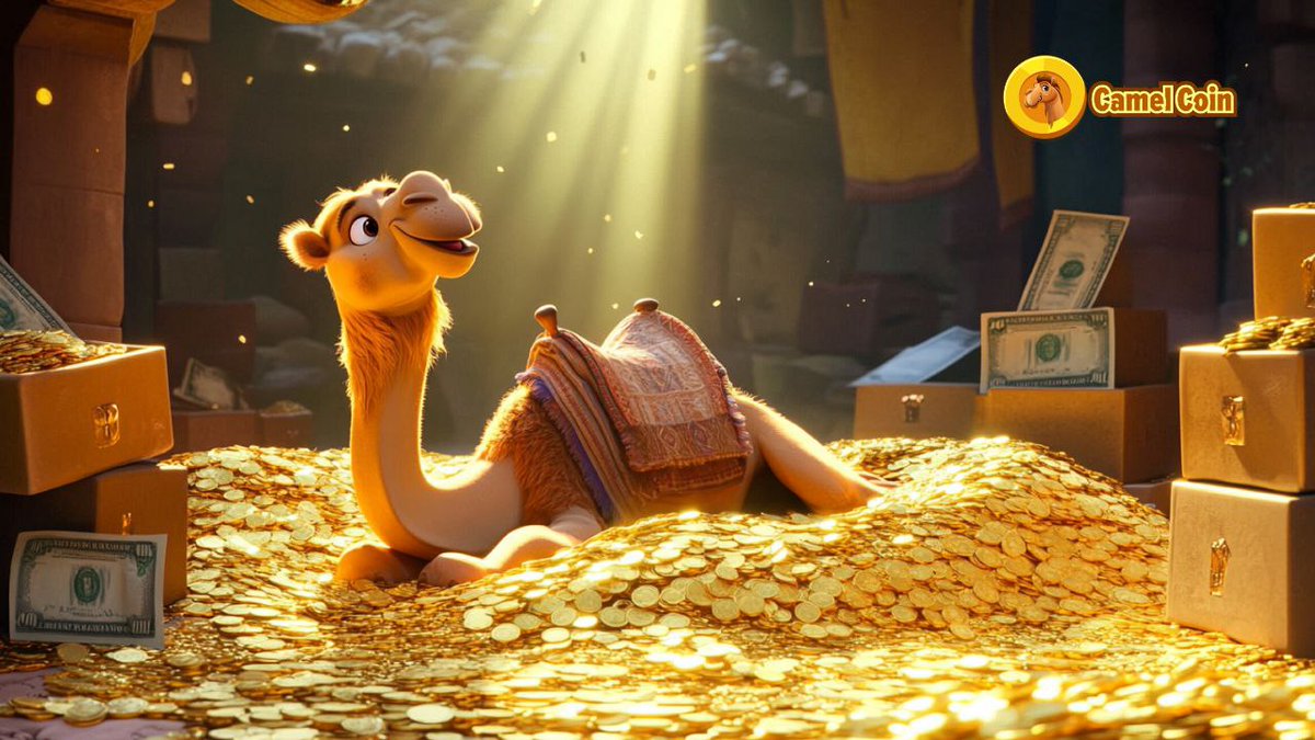 Rolling in gold like a true desert baller! 🐫💰💸 CamelCoin is all about stacking the riches

#CamelCoin #memecoin  #Blockchain