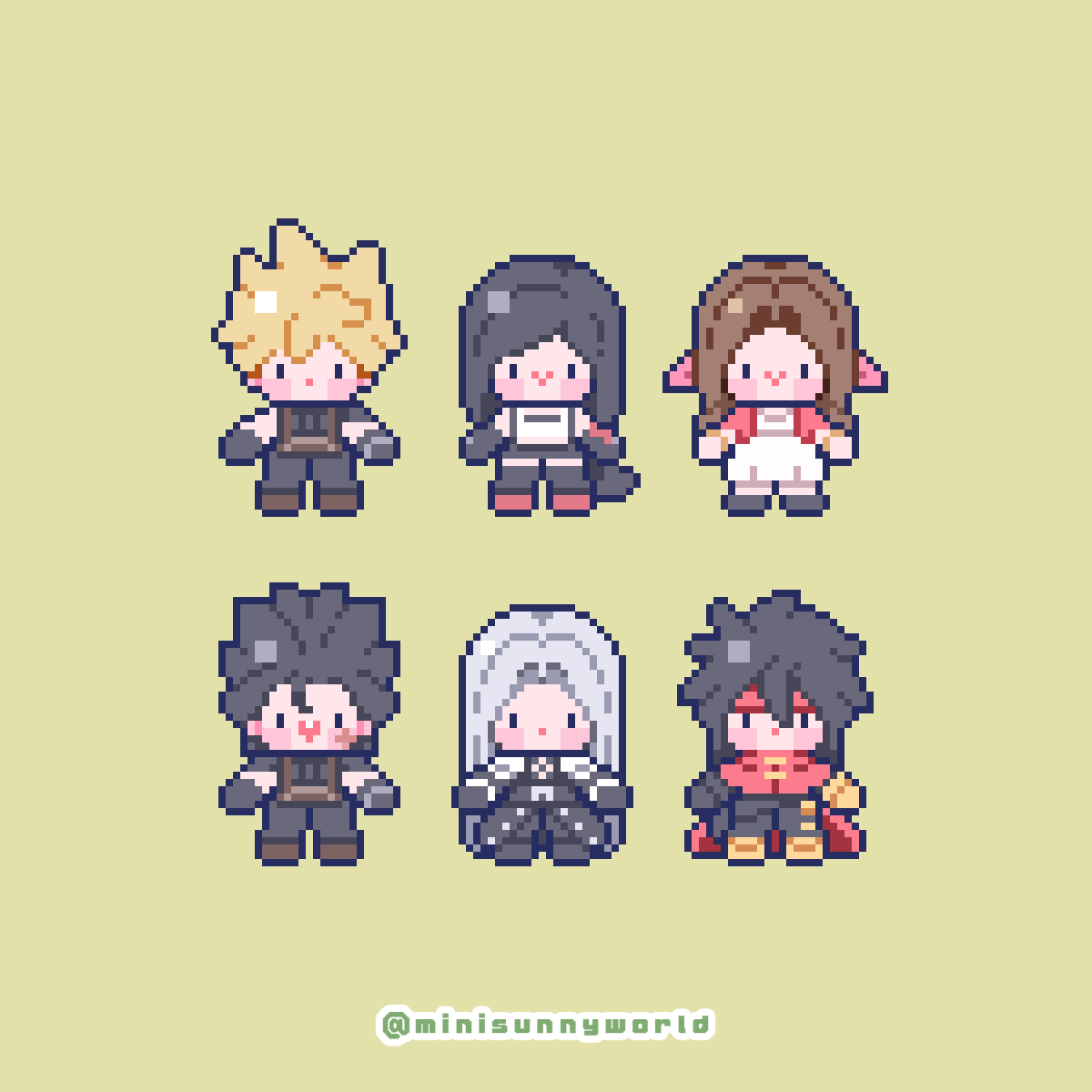 minisunnyworld's tweet photo. FF7 https://t.co/TYI9xrQ0bc