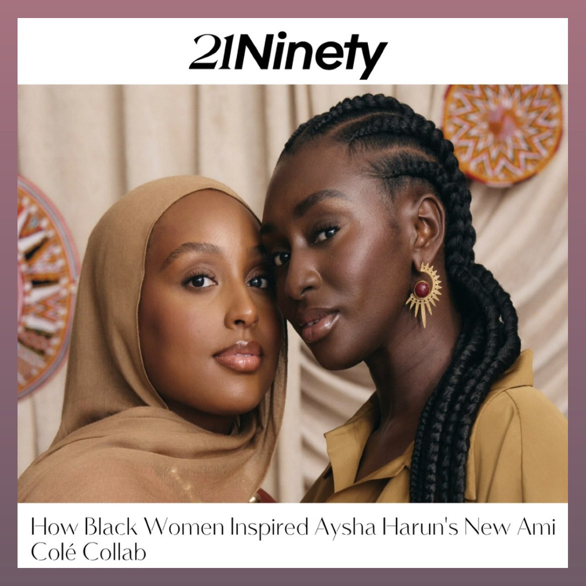 Aysha Harun’s latest collaboration with Ami Colé featured inside 21Ninety! 💕 21ninety.com/aysha-harun-am…