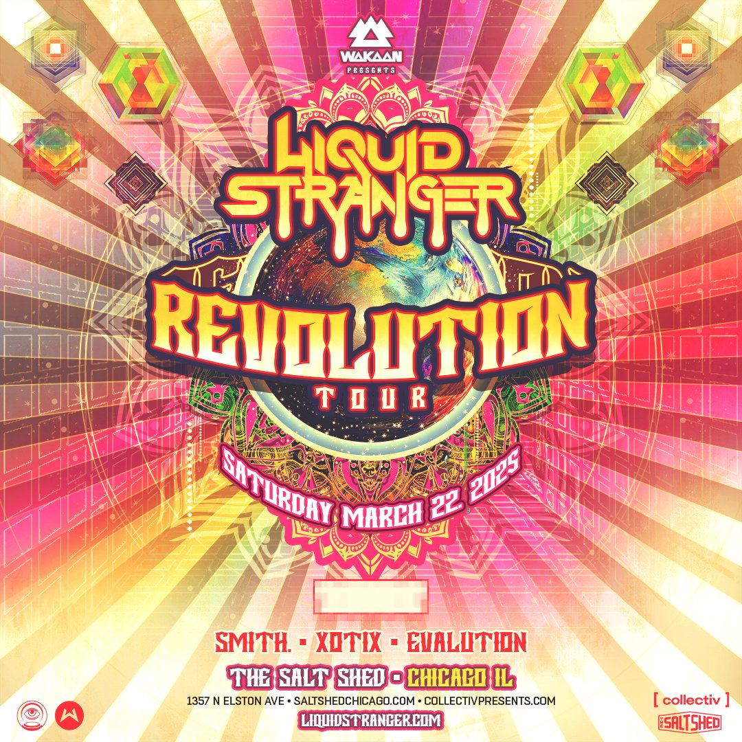 collectivpresents (@collectivprsnts) on Twitter photo A whole trip 😵💫 <a href="/LiquidStranger/">Liquid Stranger</a> is starting a REVOLUTION to <a href="/saltshedchicago/">The Salt Shed</a> on March 22nd with some friends 🔥
🎟️: bit.ly/LSCHI2025 // Presale starts Tues. Oct 29th
📲: Sign up for first access: laylo.com/liquidstranger… A whole trip 😵💫 <a href="/LiquidStranger/">Liquid Stranger</a> is starting a REVOLUTION to <a href="/saltshedchicago/">The Salt Shed</a> on March 22nd with some friends 🔥
🎟️: bit.ly/LSCHI2025 // Presale starts Tues. Oct 29th
📲: Sign up for first access: laylo.com/liquidstranger…