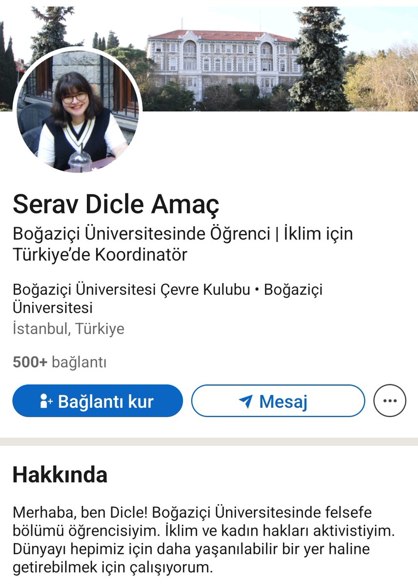 YETER ULAN YETER ‼️

Türkiye'de yaşa, Ekmeğini Türkiye'de ye, Türkiye'nin üniversitelerinde oku, sonra da kalk Türkiye Cumhuriyeti'ne KATİL de.  Boğaziçi Felsefe öğrencisi Serav Dicle Amaç !  Kendi paylaştığın bilgilerini aşağıda paylaşacağım ! <a href="/AliYerlikaya/">Ali Yerlikaya</a> <a href="/EmniyetGM/">Türk Polis Teşkilatı</a>