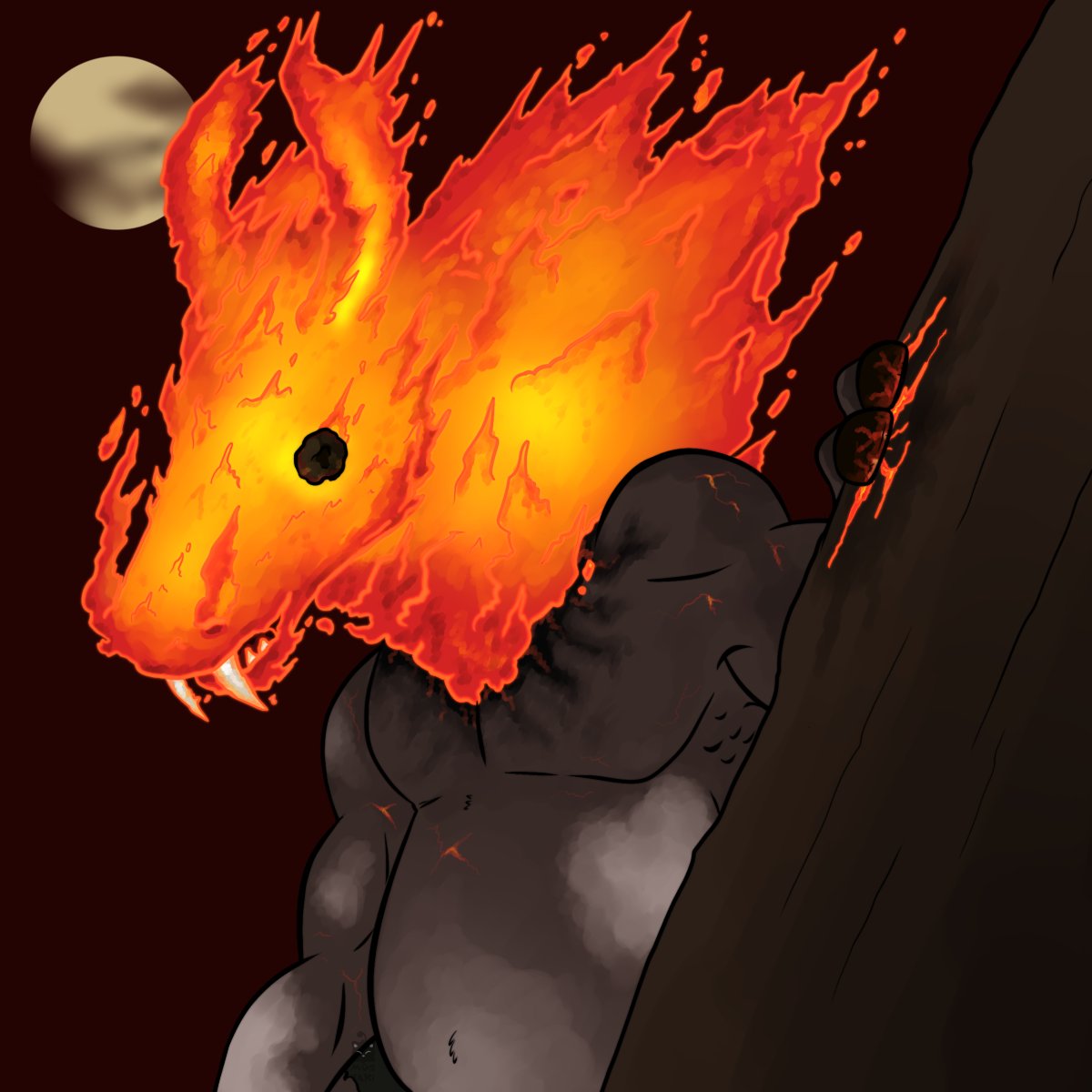 #Weretober2024 prompt is Mule!

The Headless Mule (Mula Sem Cabeça) from Brazilian folklore is a cursed creature said to had been a willingly sinful woman, but it seems to have evolved over the years to curse more somehow...

Now it can even run on two legs