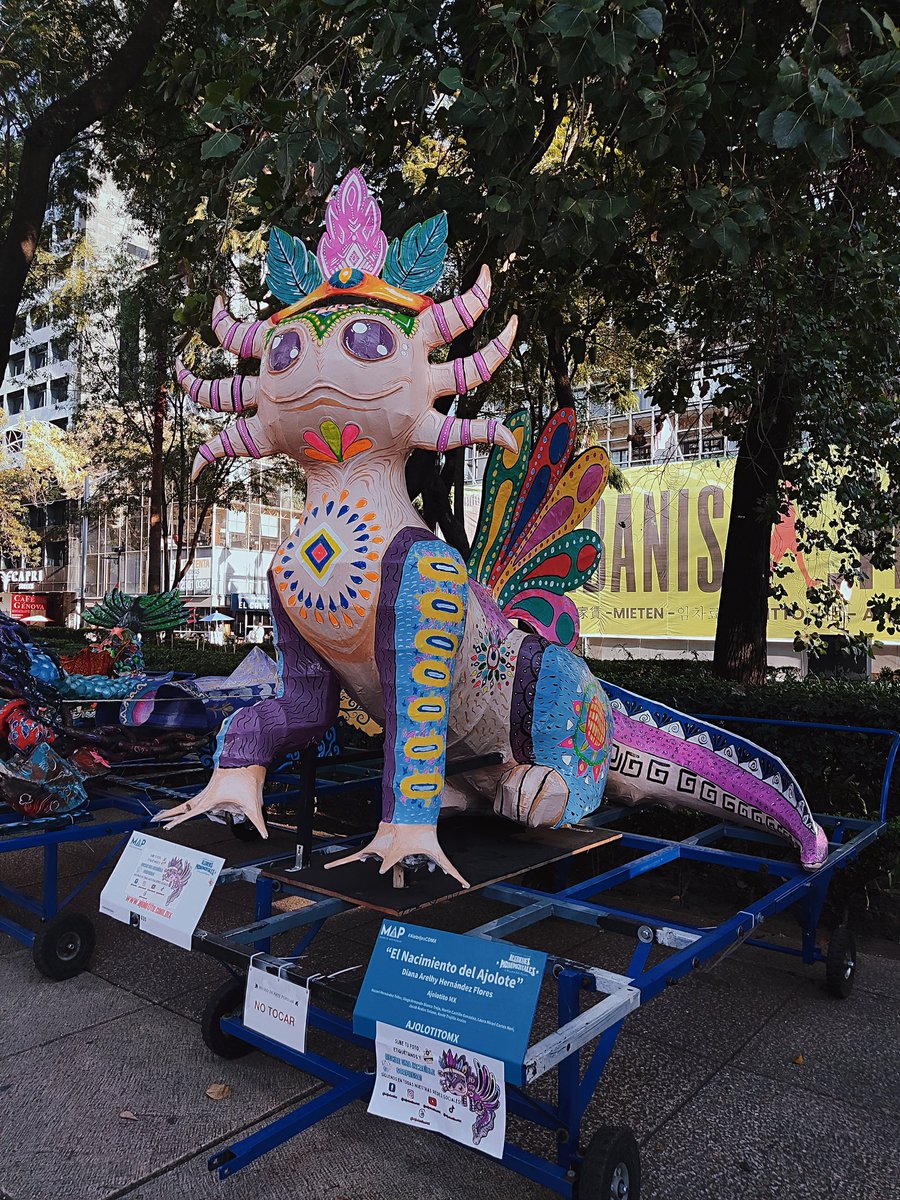 MexicoViajeraa's tweet photo. Los alebrijes invadieron #PaseodelaReforma. ¿Ya fuiste a tomarles fotos? 📸 #CDMX #CiudadDeMéxico #Turismo https://t.co/x8iaJQHdT1