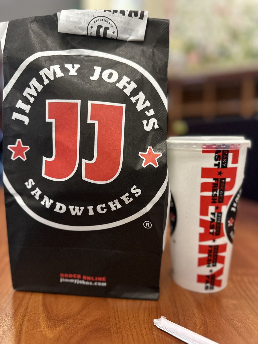 Thank you <a href="/jimmyjohns/">Jimmy John’s</a> for building a store nearby so we can get lunch delivered! 😃