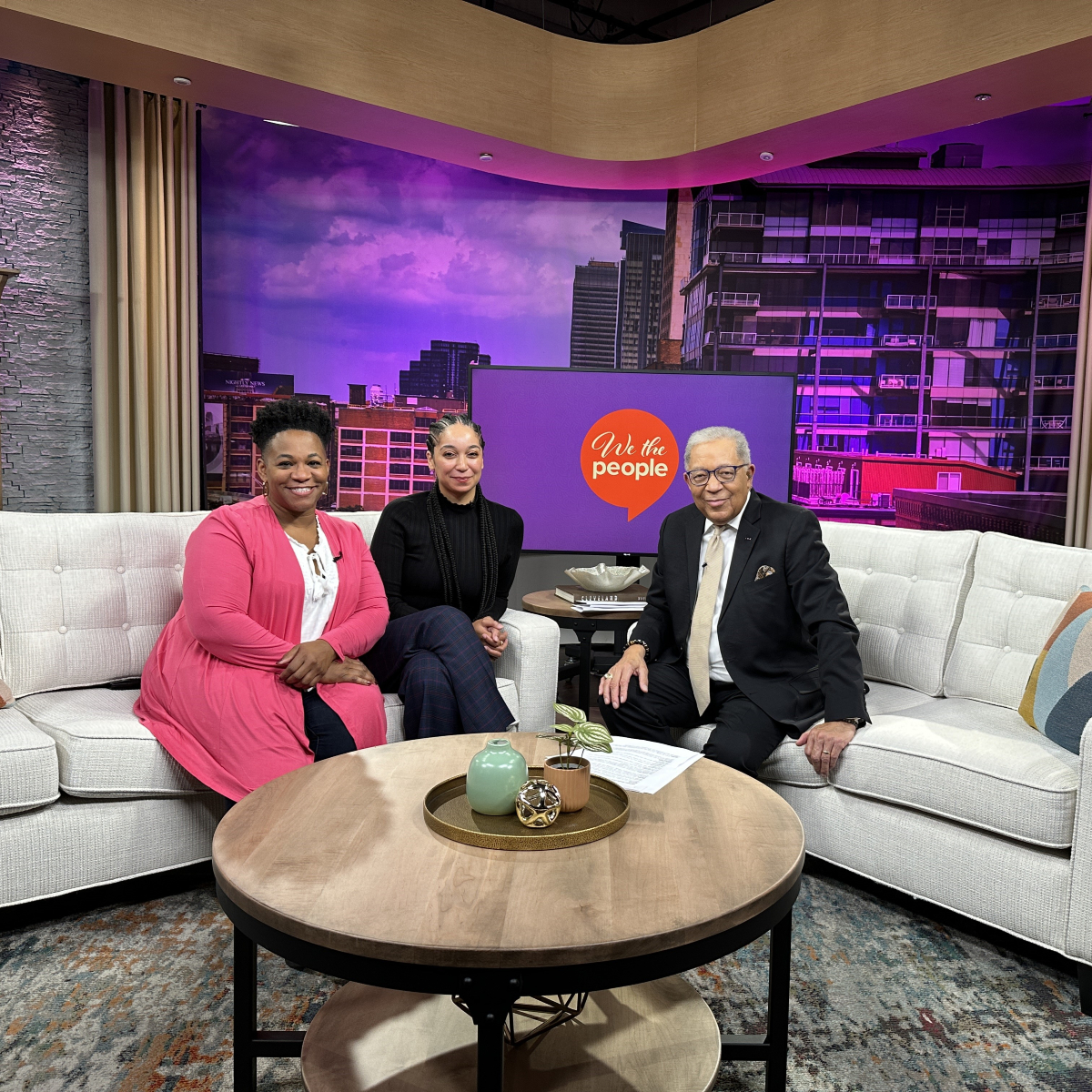 Thanks to Leon Bibb and WKYC for having "not-for-profit (or the equity, diversity and inclusion play)" Playwright francisca da silveira and Co-director &amp; Cast Member Jeannine Gaskin on "We the People."  Tune in to see the show this Sat., Oct. 26 at 9am on Channel 3.