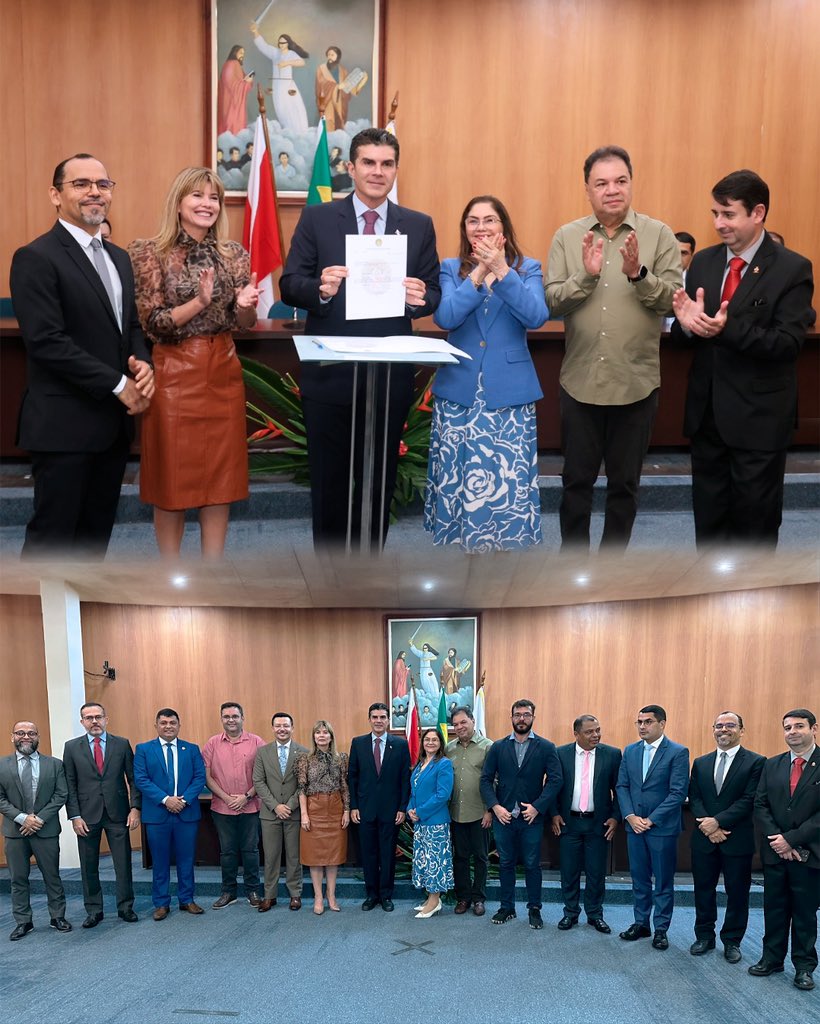 helderbarbalho's tweet image. ⚖️ Hoje, sancionei a Lei que amplia os serviços judiciais em #Ananindeua, #Marabá e #Santarém. Isso representa o fortalecimento no atendimento do @tjpaoficial #PorTodoOPará. Vem conferir!

#boratrabalhar #helderbarbalho #poderjudiciario