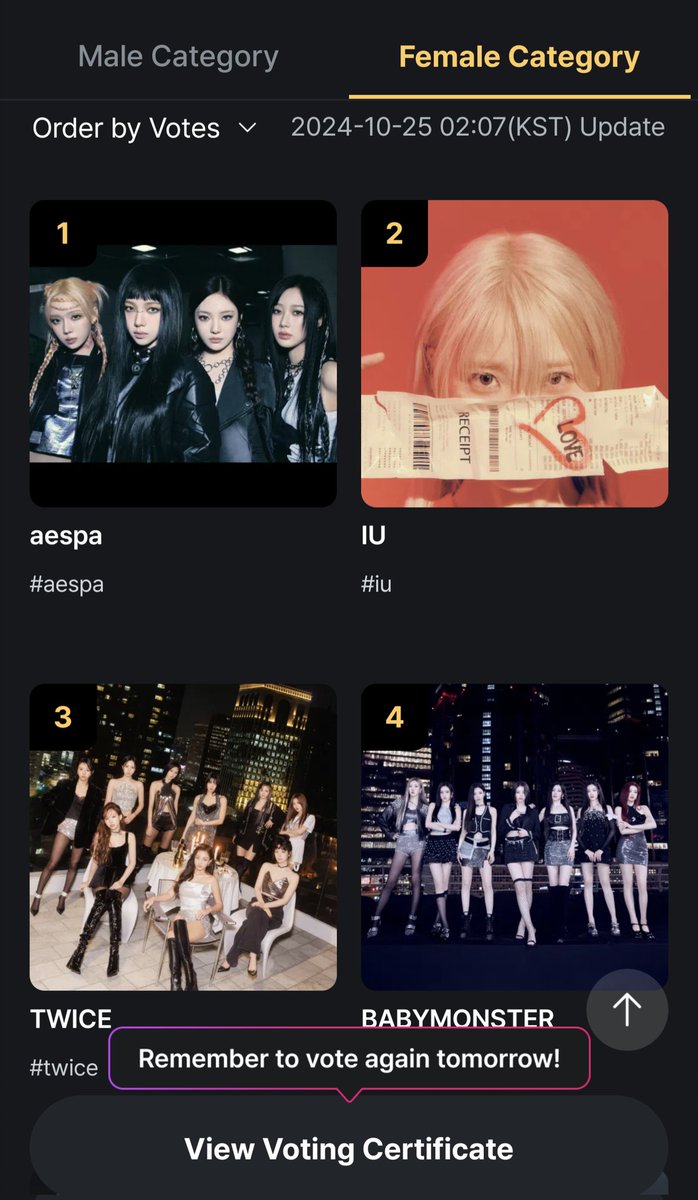 PROXYplayground's tweet photo. @PopBase #Once please cast your vote for #MAMA2024VOTE #TWICE https://t.co/PzsNmXVXUK