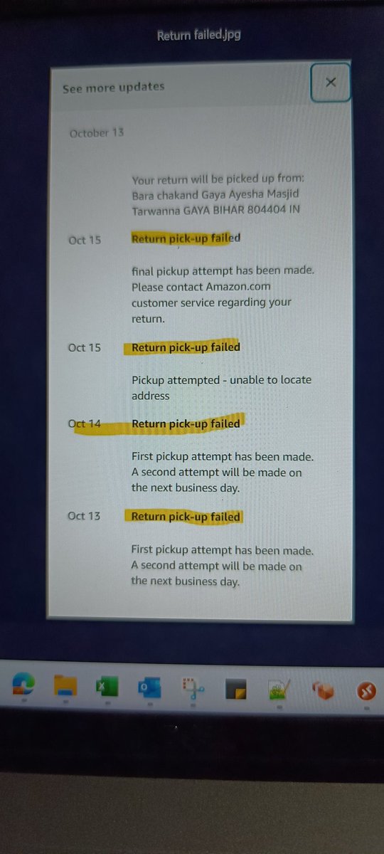 adilalam_'s tweet photo. Hi @amazonIN @amazon @AmazonHelp @ajassy @AmitAgarwal @JeffBezos
@jagograhakjago 

I applied to return my shoes due to the mismatched color and size also. 
No one contacted me directly sharing the message that your return order had failed. . https://t.co/Kf9Z2u5CVL