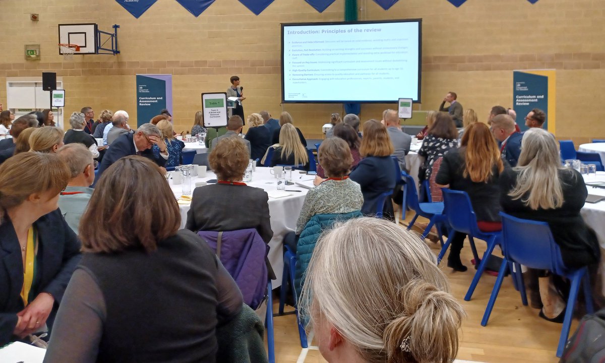 Eddie Playfair (@eddieplayfair) on Twitter photo I'm at a Curriculum & Assessment Review roadshow today. This review is a great opportunity for colleges to help shape the 16-19 offer and FE voices need to be heard. We'll be sharing an <a href="/AoC_info/">Association of Colleges (AoC)</a> draft response for discussion tomorrow - well ahead of the 22 Nov deadline. I'm at a Curriculum & Assessment Review roadshow today. This review is a great opportunity for colleges to help shape the 16-19 offer and FE voices need to be heard. We'll be sharing an <a href="/AoC_info/">Association of Colleges (AoC)</a> draft response for discussion tomorrow - well ahead of the 22 Nov deadline.