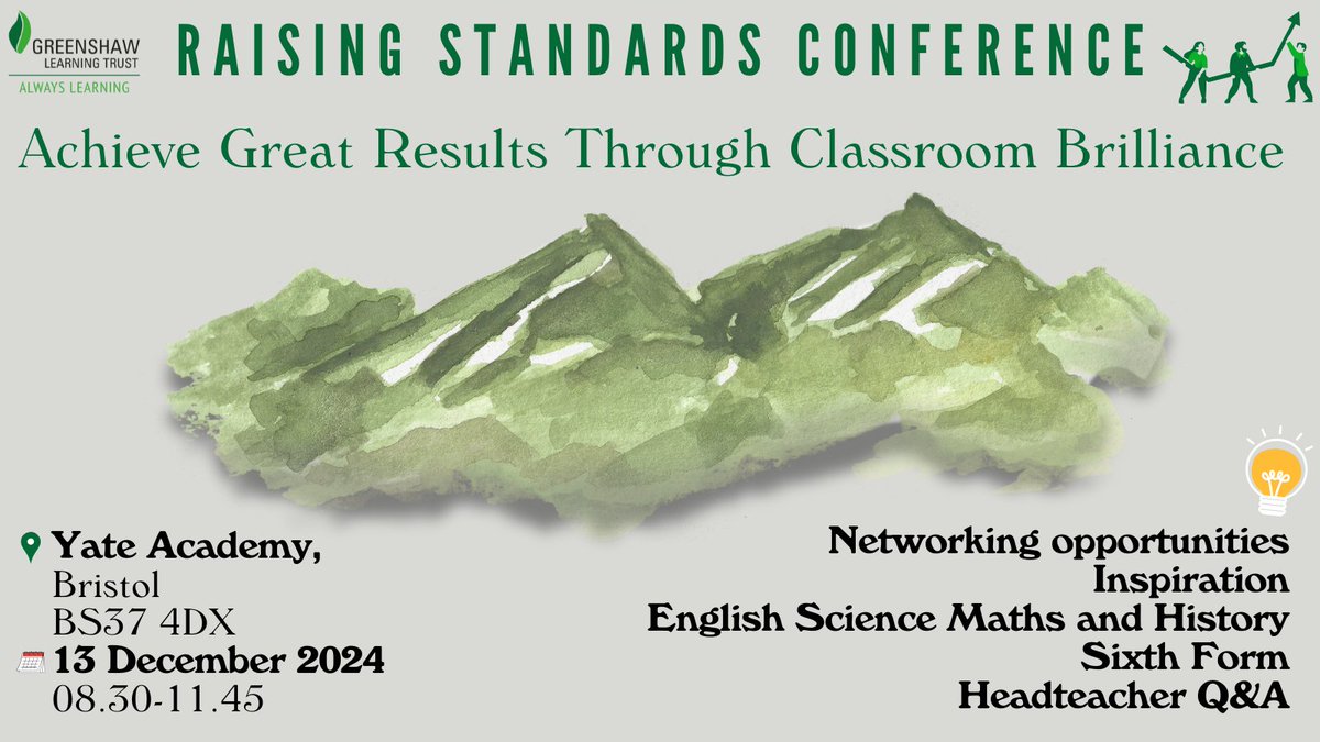 🚨 UPCOMING EVENT: GLT Raising Standards Conference - Achieve Great Results Through Classroom Brilliance

Are you a school senior leader? Join us for a morning filled with insightful presentations, networking, resources, and actionable strategies.

🎟️ eventbrite.com/e/glt-raising-…