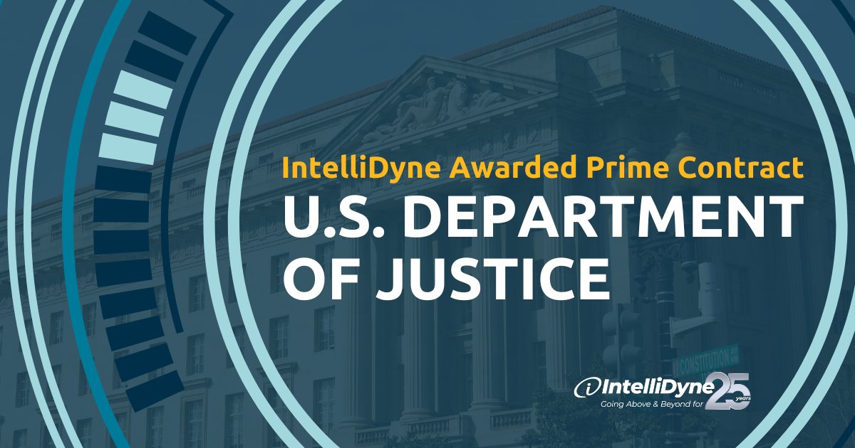 IntelliDyne, LLC (@intellidynellc) on Twitter photo A big win for <a href="/IntelliDyneLLC/">IntelliDyne, LLC</a>! We've been awarded a #DOJ contract that expands our services with application development, IT modernization & #ITops automation. We're proud to support <a href="/TheJusticeDept/">U.S. Department of Justice</a> mission with #innovative solutions & enhanced services! intellidyne-llc.com/resolve/ A big win for <a href="/IntelliDyneLLC/">IntelliDyne, LLC</a>! We've been awarded a #DOJ contract that expands our services with application development, IT modernization & #ITops automation. We're proud to support <a href="/TheJusticeDept/">U.S. Department of Justice</a> mission with #innovative solutions & enhanced services! intellidyne-llc.com/resolve/