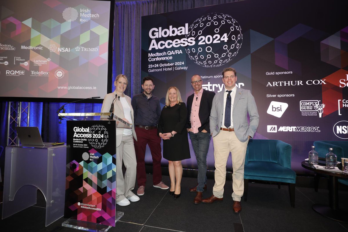 Irish Medtech (@irishmedtech) on Twitter photo Final session of #GlobalAcccess2024 explores "EU MDR/IVDR Through the Lens of Notified Bodies" led by <a href="/BauschLomb/">Bausch + Lomb</a> Alice Forde, with <a href="/BSI_UK/">BSI UK</a>, <a href="/DEKRA_Konzern/">DEKRA</a>, <a href="/NSAI_Medical/">NSAI Medical</a> & GMED exploring structured dialogue, audits & collaboration. Final session of #GlobalAcccess2024 explores "EU MDR/IVDR Through the Lens of Notified Bodies" led by <a href="/BauschLomb/">Bausch + Lomb</a> Alice Forde, with <a href="/BSI_UK/">BSI UK</a>, <a href="/DEKRA_Konzern/">DEKRA</a>, <a href="/NSAI_Medical/">NSAI Medical</a> & GMED exploring structured dialogue, audits & collaboration.