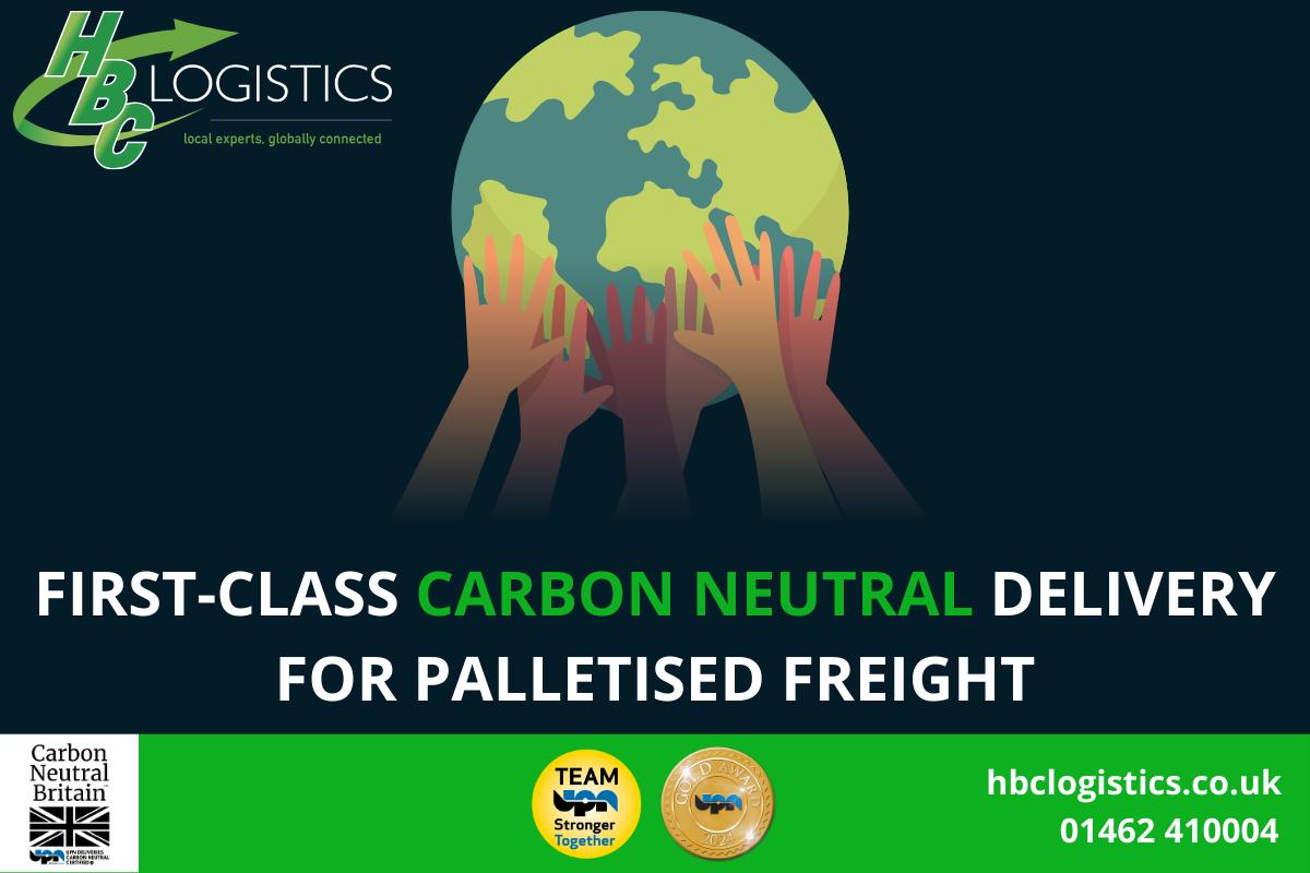 We’re proud to announce that we have partnered with the United Pallet Network and Carbon Neutral Britain to measure and offset all UPN deliveries! 

UPN is helping to make a difference for HBC Logistics and palletised freight companies across the country by lowering emissions.