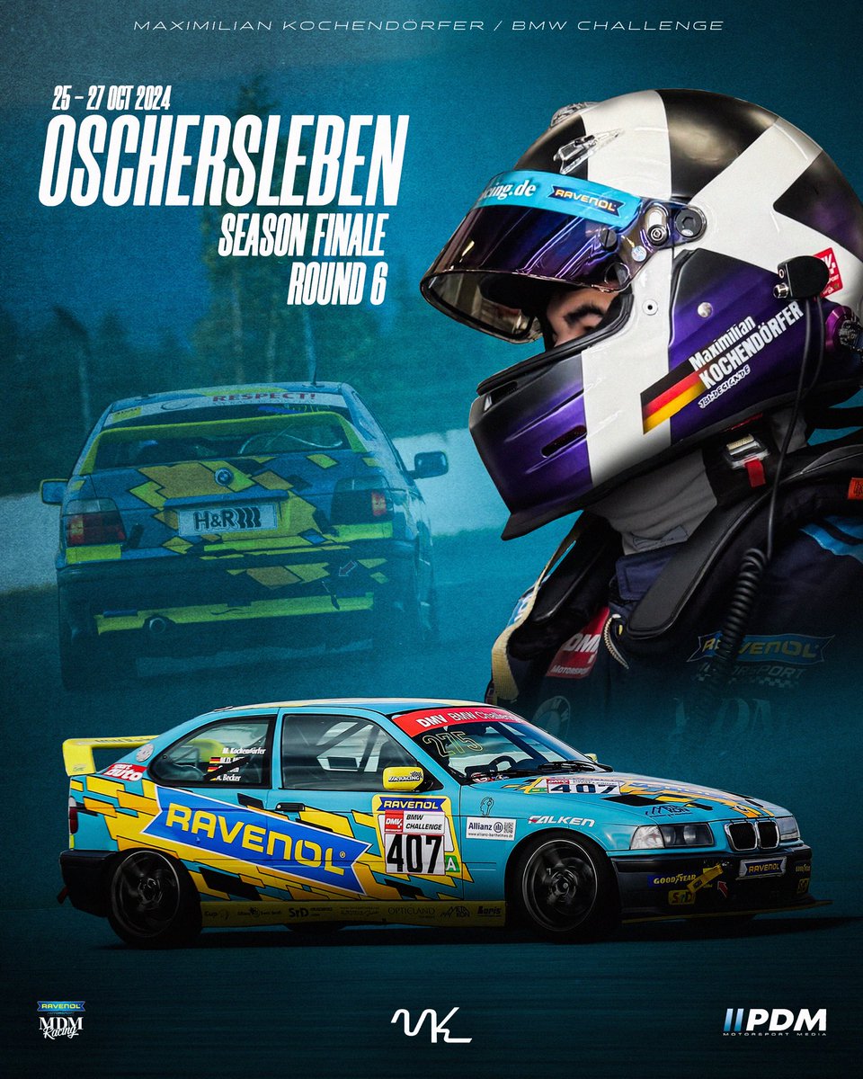 R06 🇩🇪

The final dance - the last race of the season.

Final race in Oschersleben coming up. Currently P2 with just 2 points away from P3. Thankful for this amazing year.

Schedule (CEST)
FP, Fri: 16:00-16:30
Q, Sat: 09:25-09:50
R1, Sat: 11:45-12:10
R2, Sun: 09:00-09:25

#MK96