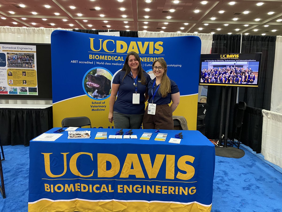 Accepting applications for the MS and PhD in Biomedical Engineering and the MEng in Medical Device Development. Learn more at BMES Booth 823 or bme.ucdavis.edu #BMES2024
