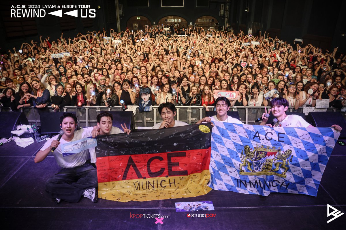 StudioPAVEurope's tweet photo. Munich, Germany 🇩🇪 | 𝐀.𝐂.𝐄 𝟐𝟎𝟐𝟒 𝐋𝐀𝐓𝐀𝐌 &amp; 𝐄𝐔𝐑𝐎𝐏𝐄 𝐑𝐄𝐖𝐈𝐍𝐃 𝐔𝐒 𝐓𝐨𝐮𝐫

@official_ACE7 #ACE #에이스 #REWINDUSTOUR #REWINDUS_EUROPE #ACE_LATAM_AND_EUROPE_TOUR https://t.co/wiKpgXuqoQ