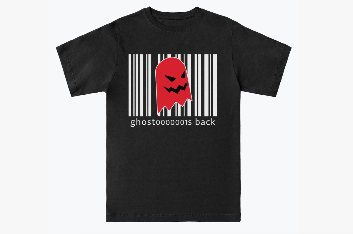 Over 15 years ago the original Ghost T-shirt dropped

To celebrate we have had a one-off run made 

el-b.bandcamp.com/merch/original…