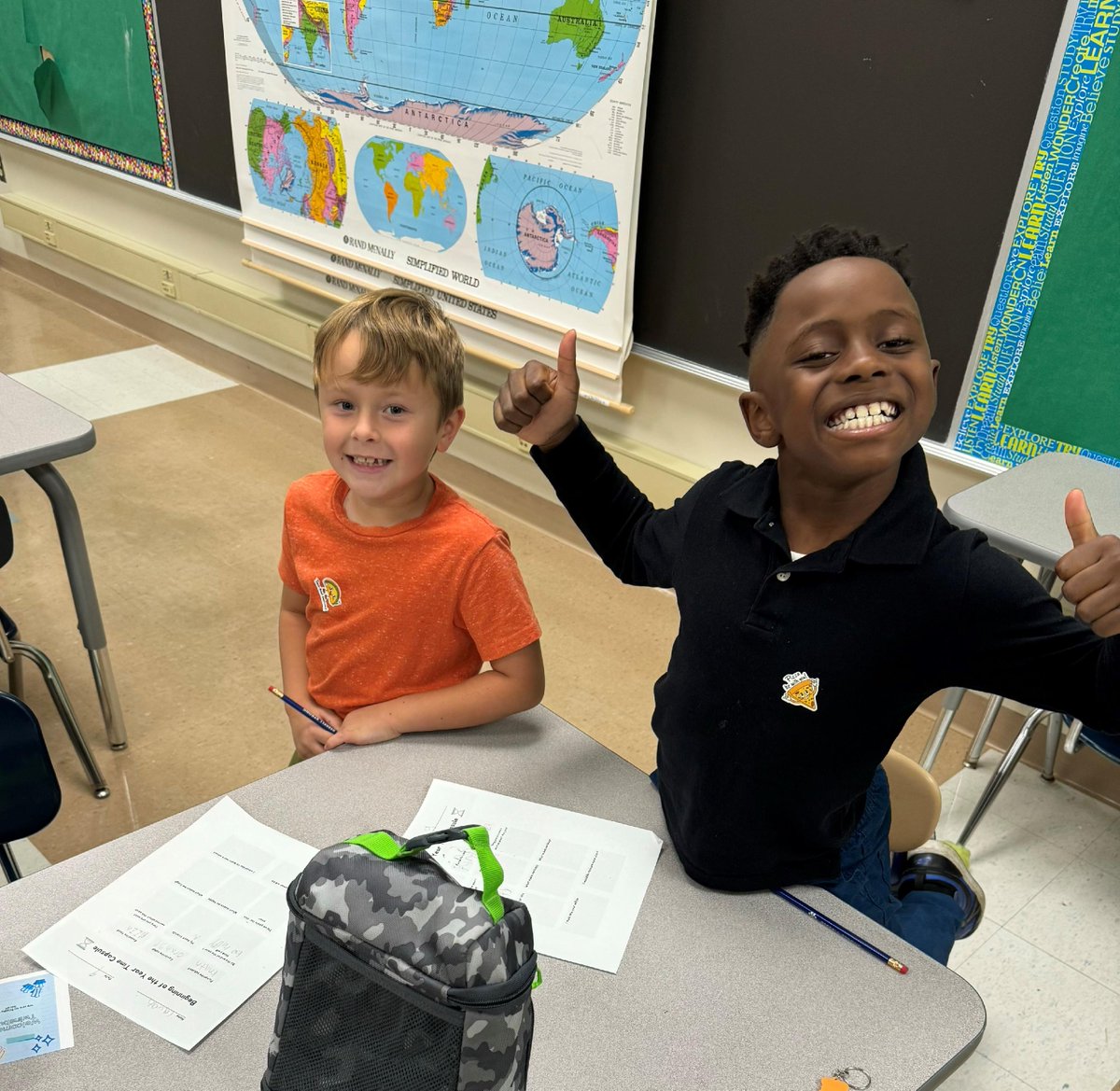 💙 Bissell Elementary School hosted its first-ever New Student Social! 🎉 All 2nd &amp; 3rd graders new to TCSD this year enjoyed lunch, made friends, received welcome gifts, and created time capsules to open at the end of the year. 🕰️💌 What a great start! #TCSDProud