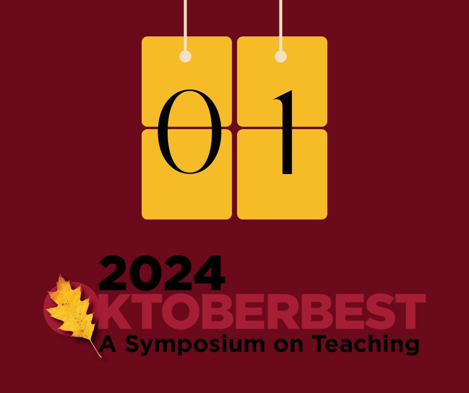 Only one more sleep until Oktoberbest! It will be held in the University Conference Center, from 8:00am-3:30pm. Use the link below to register! #USCoktoberbest #Oktoberbest

ow.ly/utSZ50TJmJw