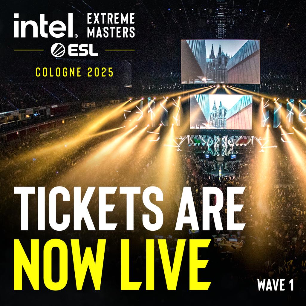 NOW IS YOUR CHANCE! 🚨
 
The first wave of tickets for #IEM Cologne 2025 is LIVE
 
 Get yours here 👉 esl.gg/cgntickets