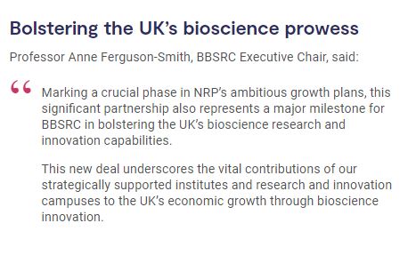 Biotechnology and Biological Sciences Research (@bbsrc) on Twitter photo A major new partnership between BBSRC-funded <a href="/NorwichResearch/">Norwich Research Park</a> and Vengrove has been announced to deliver plans for long-term growth.
The collaboration will advance capabilities, supporting tenants and their developing requirements.
Read the story:
orlo.uk/G059f A major new partnership between BBSRC-funded <a href="/NorwichResearch/">Norwich Research Park</a> and Vengrove has been announced to deliver plans for long-term growth.
The collaboration will advance capabilities, supporting tenants and their developing requirements.
Read the story:
orlo.uk/G059f