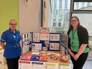 As part of IPC awareness month we was in KTC today at KMH. #togetherwecanpreventinfection