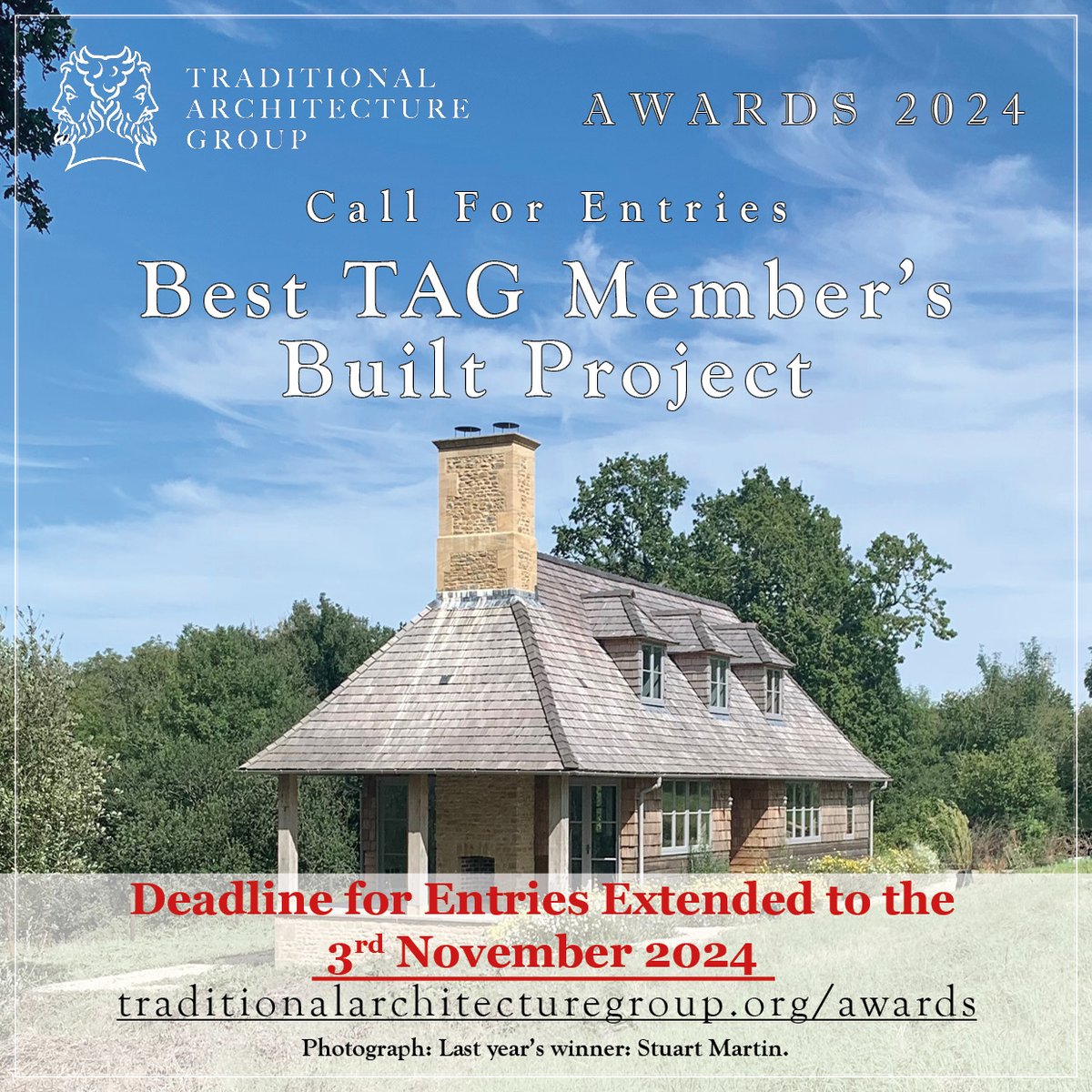 We have extended our awards entry deadline to 3rd November.