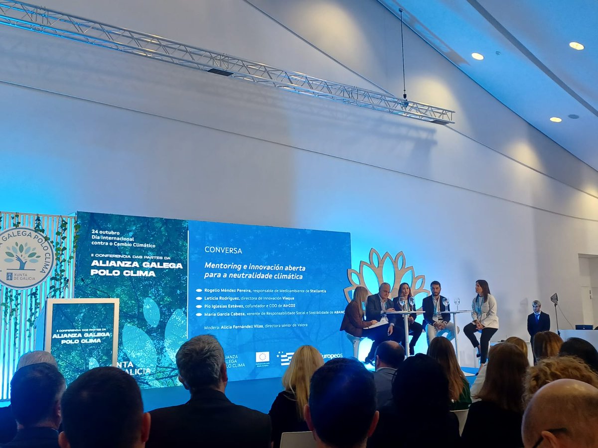 🌍 Neste #DíaMundialContraOCambioClimático participamos na II Conferencia de Alianza Galega polo Clima onde a nosa directora de Innovación, <a href="/Leticia_RguezH/">Leticia Rodríguez Hernández</a>, foi unha das participantes. 🗣️