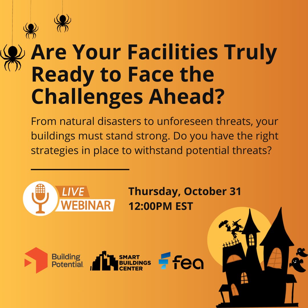 From natural disasters to unforeseen threats, your buildings must stand strong. Do you have the right strategies in place to withstand potential threats? Register now hubs.la/Q02VFyst0  #FacilitiesManagement #BuildingResilience