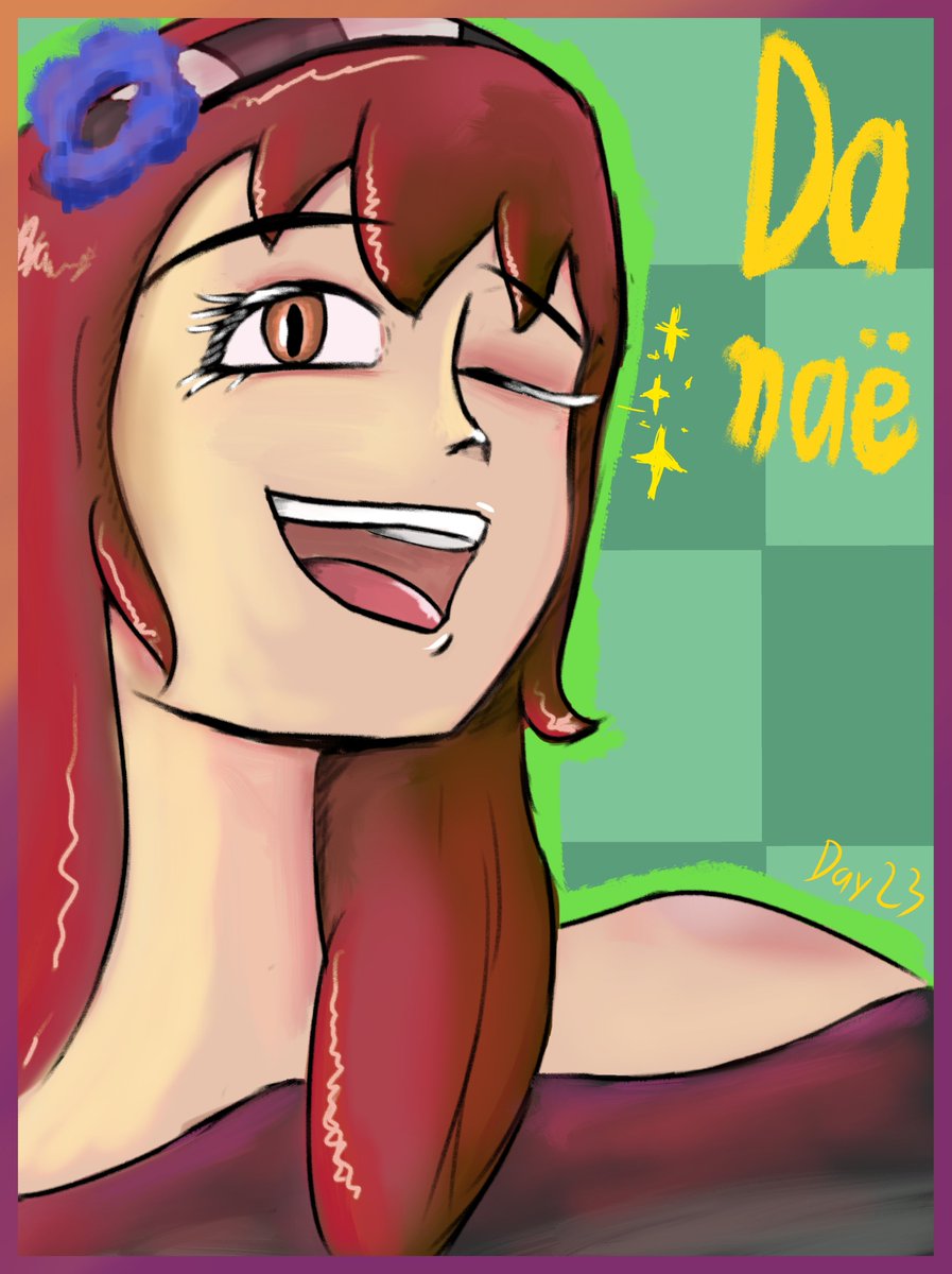 #inktober2024 Day 23 #Amillusion
Portrait of a eccentric dreamer.