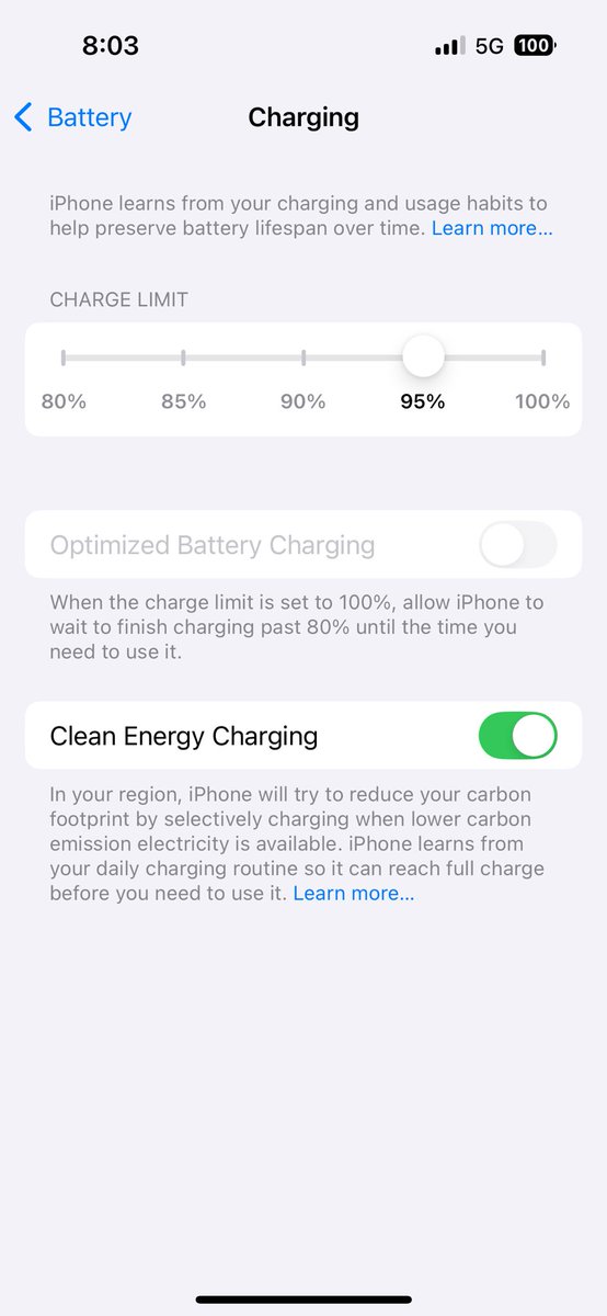 what’s the point of the charge limit if it will sometimes ignore it and I have no idea why