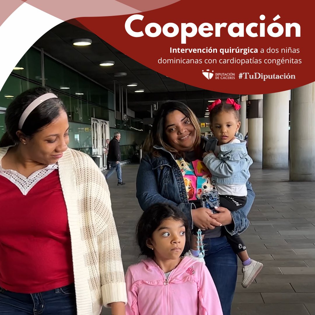 👧🏻 🧒🏻 Diputación posibilita la intervención quirúrgica a Annayah y Yarelkies Marie.

🤝 Actuación enmarcadas en los Programas de Cooperación Internacional de la Fundación Carme Chacón <a href="/FundCarmeChacon/">Fundación Carme Chacón</a> 

😊 Te contamos más detalle en: dip-caceres.es/actualidad/not…