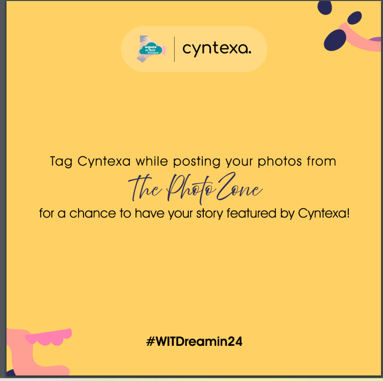 📸 Lights, camera, action at <a href="/witdreamin/">Women In Tech Dreamin'</a> 

A big thank you to <a href="/cyntexa/">Cyntexa</a> , our Photography Sponsor, for helping us capture all the magic happening today! 🎬 Whether you're connecting with fellow trailblazers or attending one of our 30+ sessions.