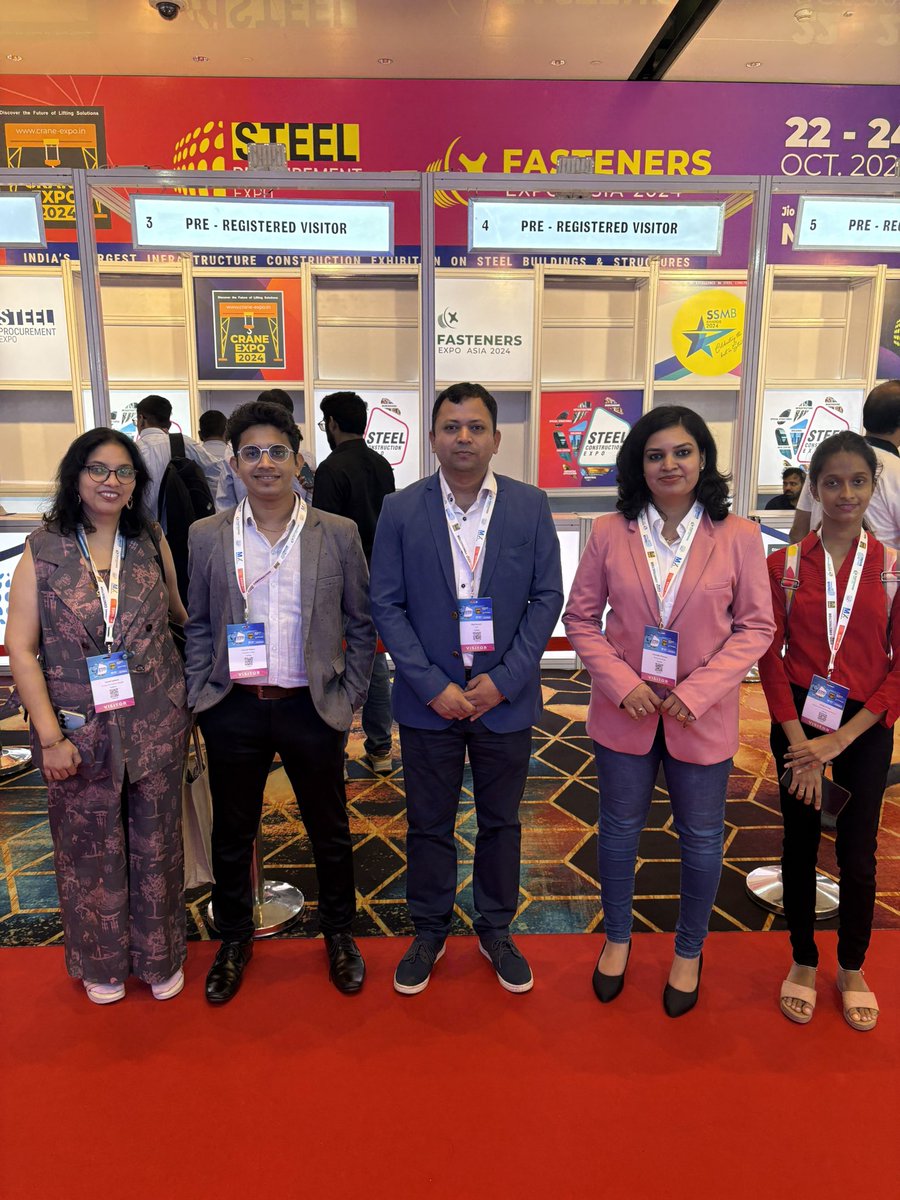 bajidarade's tweet image. If you want to grow your business, you have to take action. Success doesn’t come by sitting at home. The more people you connect with, the greater your business will become.
#steelexpo2024 #scexpo2024  #steelconstruction #innovation #IndustryLeaders #FutureOfSteel #steelindustry