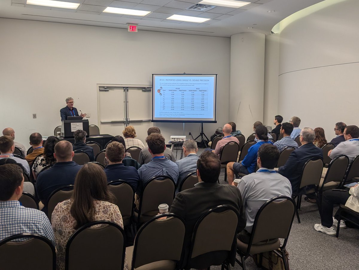 The Sherrill Symposium at SERMACS is off to a great start thanks to Daniel Crawford