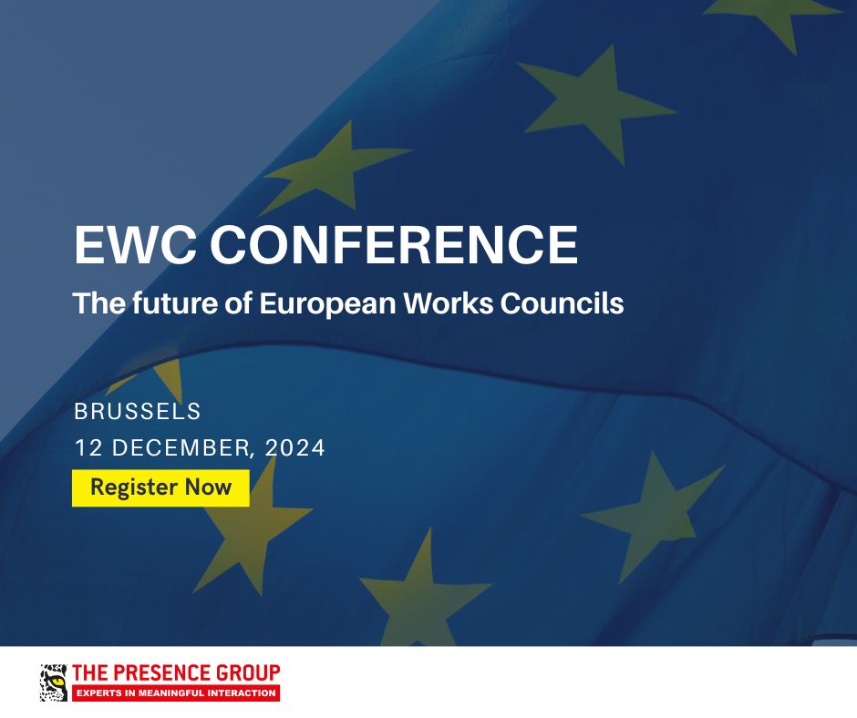 ❗️Don't forget to register for our EWC Conference on the 12th of December in Brussels

Register now to secure your spot!
presencegroup.eu/en/ewc-confere…

#EWCConference #Networking #InPersonEvent