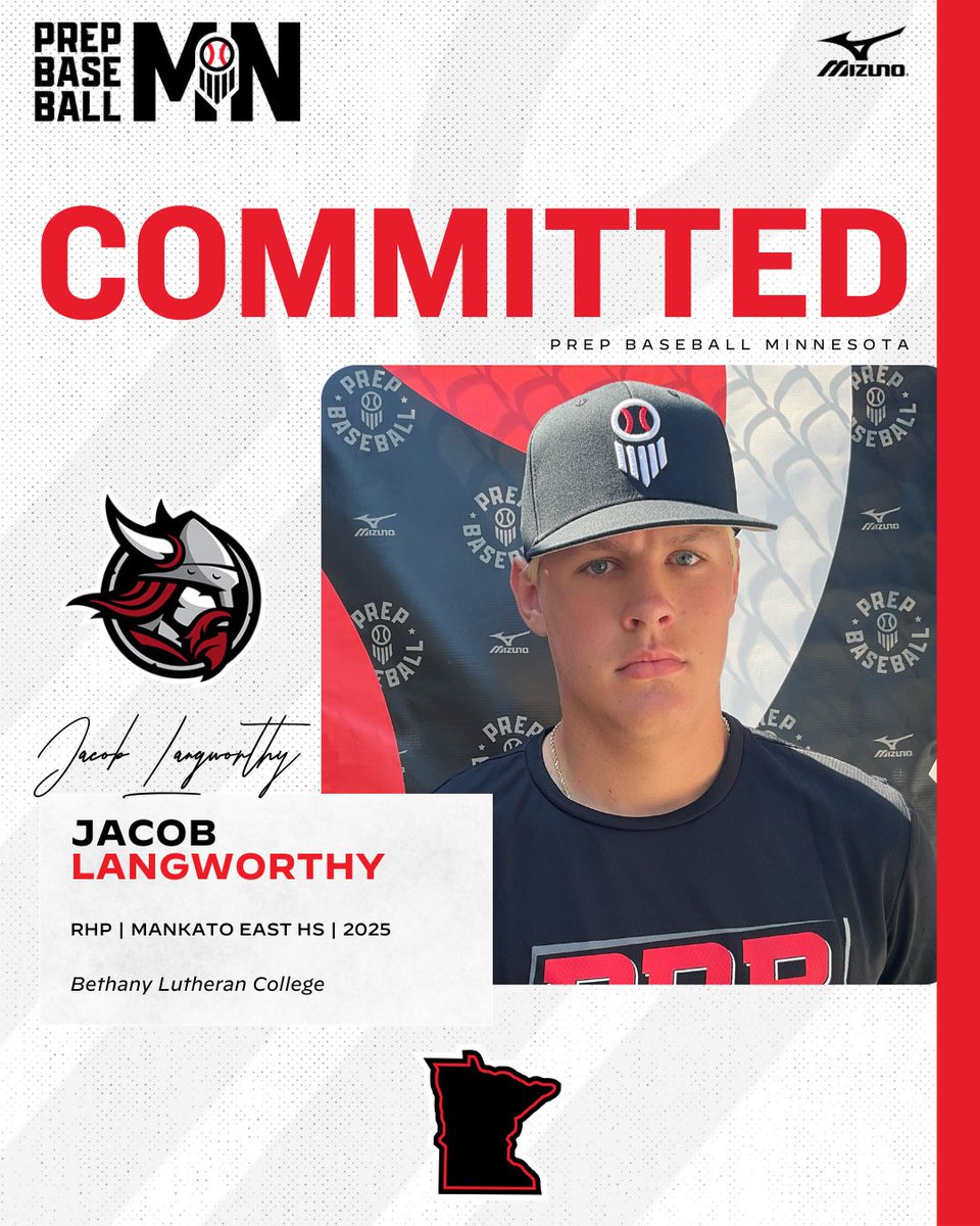 Prep Baseball Minnesota (@prepbaseballmn) on Twitter photo ๐๐๐จ๐ฆ๐ฆ๐ข๐ญ๐ฆ๐๐ง๐ญ ๐๐๐ญ๐๐ก๐
Jacob Langworthy, (2025, RHP, <a href="/MankatoEastBase/">Mankato East Baseball</a>) commits to Bethany Lutheran College.
๐ค loom.ly/MNR1rso
<a href="/JacobLangworth/">Jacob Langworthy</a> โ๏ธ <a href="/BLCbaseball/">Bethany Baseball</a> ๐๐๐จ๐ฆ๐ฆ๐ข๐ญ๐ฆ๐๐ง๐ญ ๐๐๐ญ๐๐ก๐
Jacob Langworthy, (2025, RHP, <a href="/MankatoEastBase/">Mankato East Baseball</a>) commits to Bethany Lutheran College.
๐ค loom.ly/MNR1rso
<a href="/JacobLangworth/">Jacob Langworthy</a> โ๏ธ <a href="/BLCbaseball/">Bethany Baseball</a>