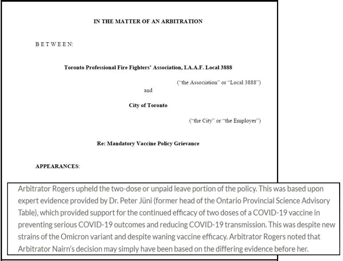 ReginaWatteel's tweet image. 👀COMING SOON: Fudging the Numbers with the Ontario COVID-19 Science Advisory Table

A Substack post dedicated to those harmed by vaccine mandates in the workplace.

A number of tribunals have ruled in favour of employers&apos; mandatory C19 vaccine policies, in large part because of…
