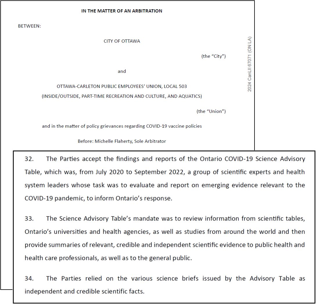 ReginaWatteel's tweet image. 👀COMING SOON: Fudging the Numbers with the Ontario COVID-19 Science Advisory Table

A Substack post dedicated to those harmed by vaccine mandates in the workplace.

A number of tribunals have ruled in favour of employers&apos; mandatory C19 vaccine policies, in large part because of…