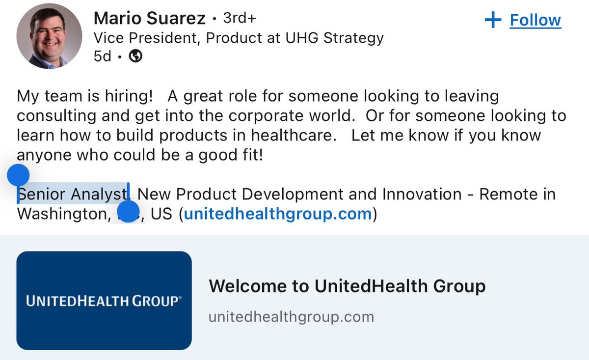 AriaImagined's tweet image. I Iive by LinkedIn`s “search by post” method 🤷🏾♀️
Immediate opportunities to connect & secure a phone screen ..