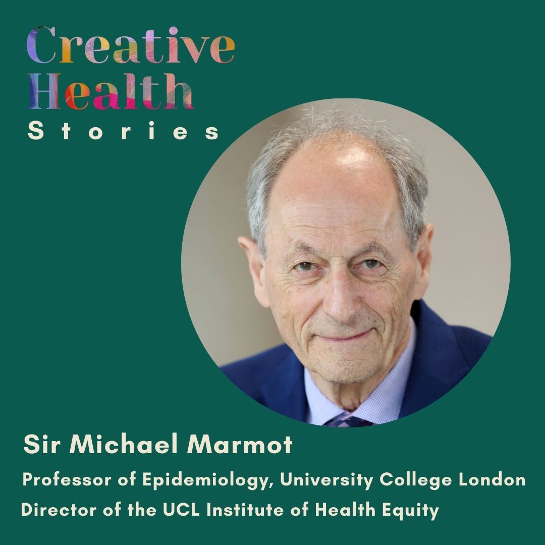 TheNCCH's tweet photo. Fantastic episodes w/ Creative Health Stories Podcast
Including: Prof Kevin Fenton's belief in the role that arts &amp; culture can play, &amp; Sir Michael Marmot on the social determinants of health &amp; why creativity should be available for everyone
https://t.co/Rw6oyNIJEk https://t.co/gncyaW3Xkj