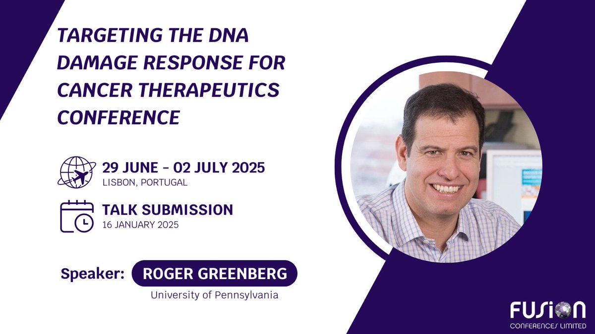 Fusion Conferences (@fusion_conf) on Twitter photo <a href="/RogerRogergr/">Roger Greenberg</a> we are really looking forward to your presentation at #DDRCT25 in Lisbon🌞
Registration is OPEN and we have short talk spaces available. 📣Help us spread the word - Please RT to let your followers know! Thank you!
Find out more: bit.ly/3BTmZbQ <a href="/RogerRogergr/">Roger Greenberg</a> we are really looking forward to your presentation at #DDRCT25 in Lisbon🌞
Registration is OPEN and we have short talk spaces available. 📣Help us spread the word - Please RT to let your followers know! Thank you!
Find out more: bit.ly/3BTmZbQ