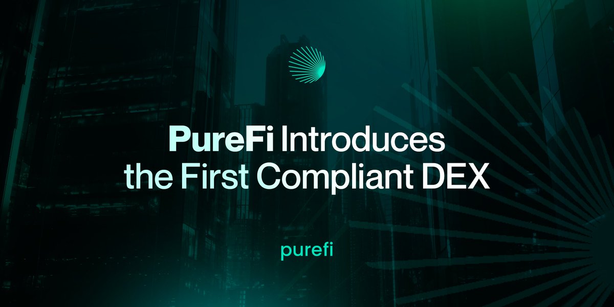 🌐PureFi Introduces the First Compliant DEX

We are pleased to announce that we have launched our regulated DEX!

Ensuring the transparency and security of decentralized trading, PureFi's regulated DEX integrates KYC/AML verification to allow institutional participation without
