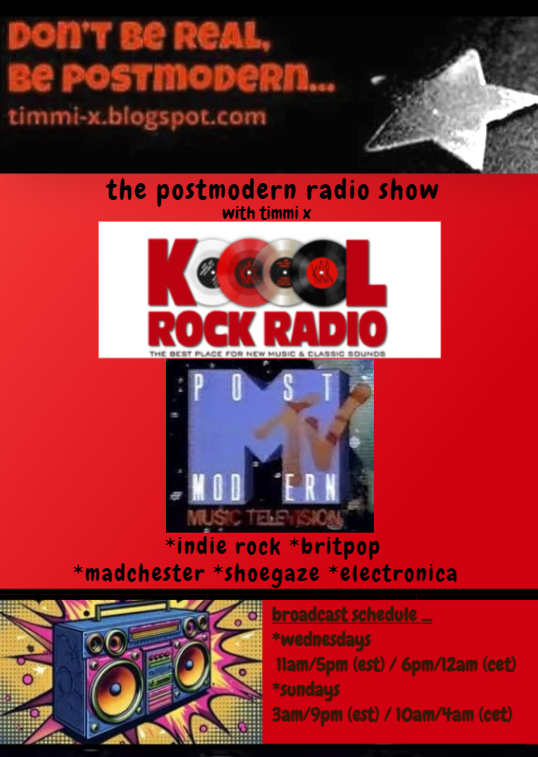 the new show is online!
oldschool specialist indie program for 
new music lovers on
<a href="/kool_rock_radio/">KOOL ROCK RADIO</a> &amp; mixcloud ...
#britpop #madchester #shoegaze 

timmi-x.blogspot.com/2024/10/postmo…

<a href="/Pastelbanduk/">Pastel</a>
<a href="/ROLLA2020/">ROLLA</a>
<a href="/bigimage/">BIG IMAGE</a>
<a href="/Fluke_Social/">Fluke</a>
@bhtduk
<a href="/reignmaker_band/">Reignmaker</a>
<a href="/93_MMFTS/">93MMFTS</a>
<a href="/BlindnessLight/">Blindness and Light</a>