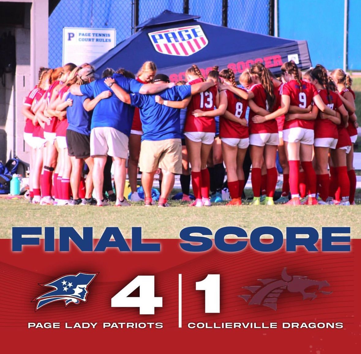 AddisonDugger's tweet image. ONTO THE STATE SEMI- FINALS!!!!!! 
@PHSLadyPats @ImCollegeSoccer @SScoutUSA @ImYouthSoccer @Internespo @TopPreps @TopDrawerSoccer @TOPSOCCERPERFOR