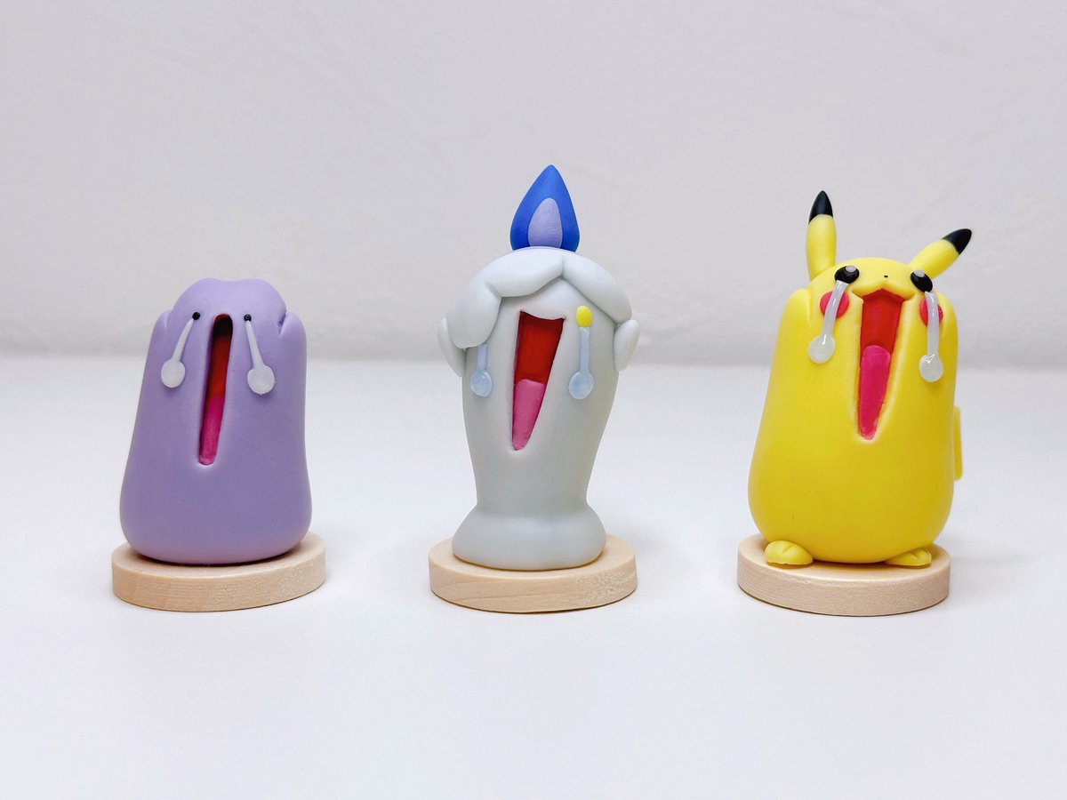 泣きさけぶピカチュウ作りました🔅