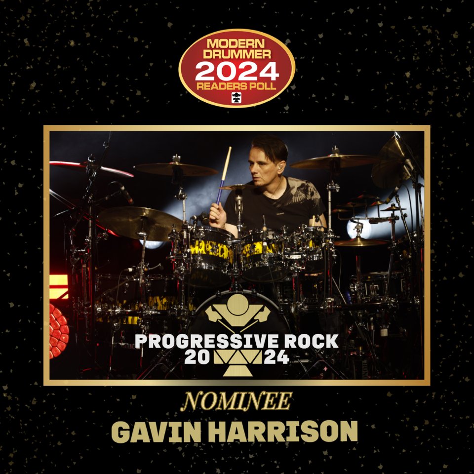 Porcupine Tree (@porcupinetree) on Twitter photo Gavin has been nominated for Progressive Drummer of year by <a href="/modern_drummer/">Modern Drummer</a>!
Vote here π moderndrummeradmin.survey.fm/2024-md-readerβ¦
Votes close 30th Oct! Gavin has been nominated for Progressive Drummer of year by <a href="/modern_drummer/">Modern Drummer</a>!
Vote here π moderndrummeradmin.survey.fm/2024-md-readerβ¦
Votes close 30th Oct!