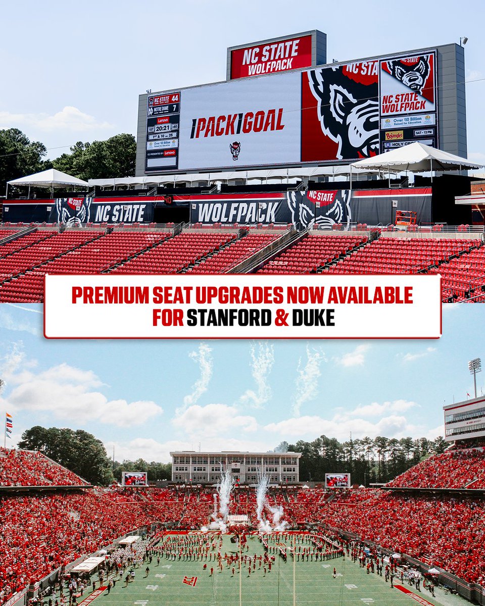 PackAthletics's tweet photo. Here's your chance to enjoy the premium game day experience with perks including:

🐺 Access to Tuffy's Terrace
🐾 A Premium Buffet
🐺 Free non-alcoholic beverages
🐾 Access to Tuffy's Terrace bar (21+)

Your upgrade to Tuffy's Terrace is one click away➡️ https://t.co/9Edf029MUX https://t.co/dYHZftE82p